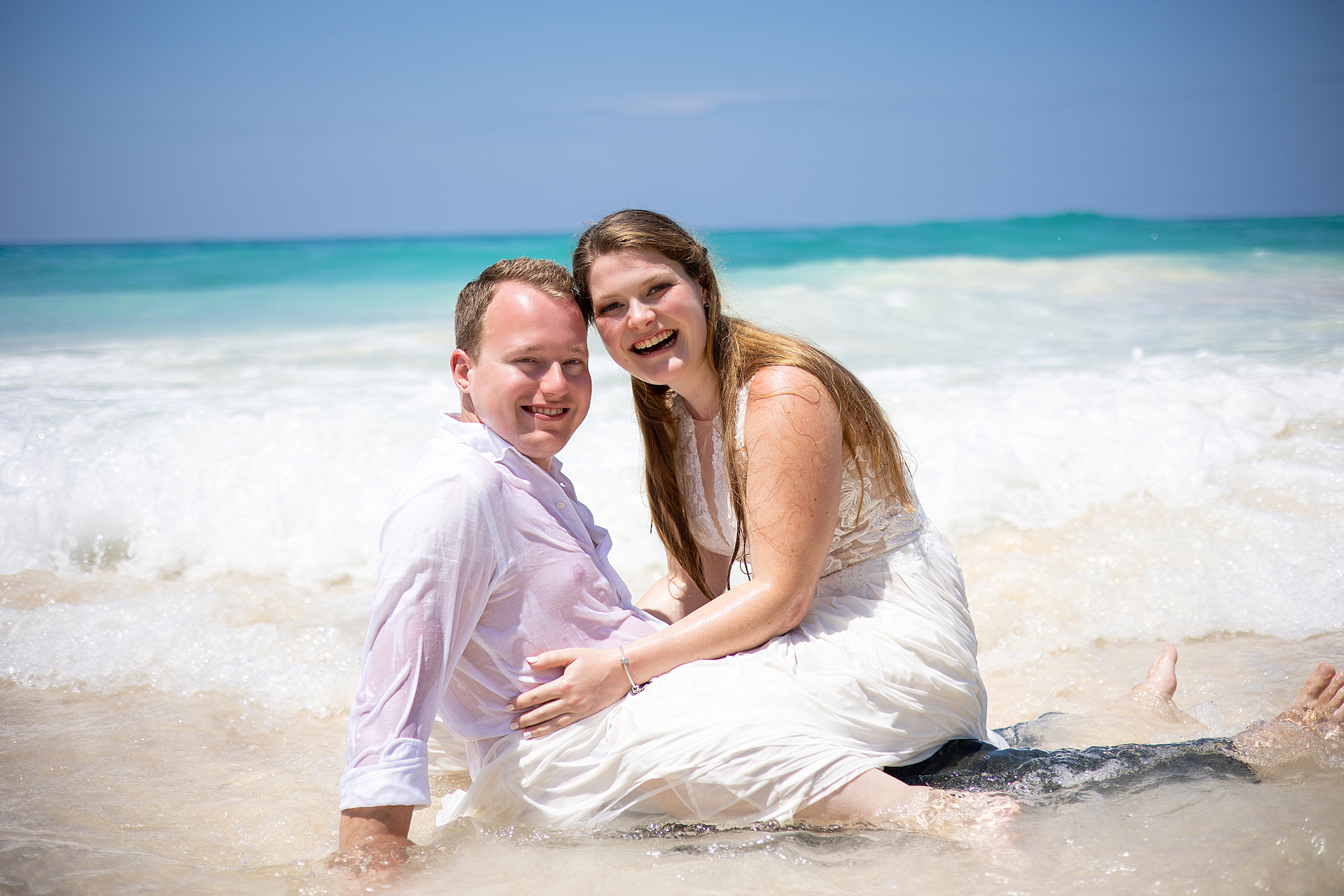 Brautpaar Fotos im Indischen Ozean